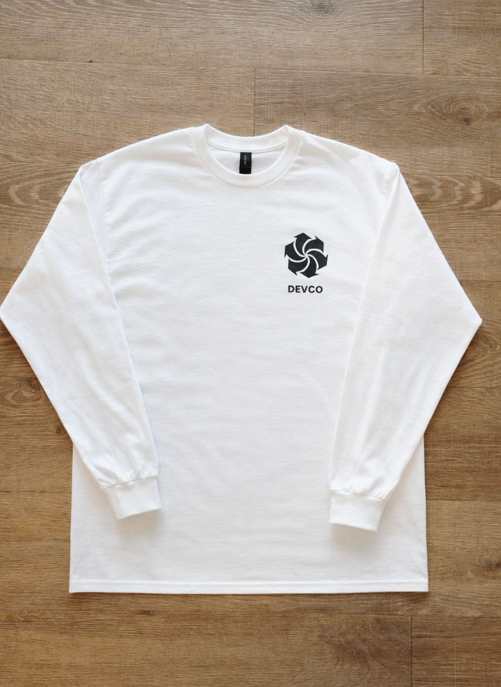 White DEVCO Long Sleeve Shirt