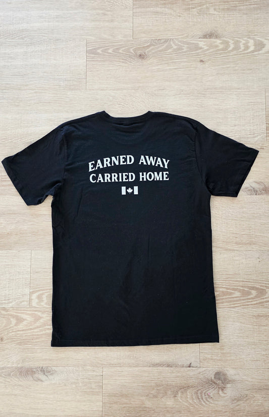 Backshift "Earned Away, Carried Home" Tee